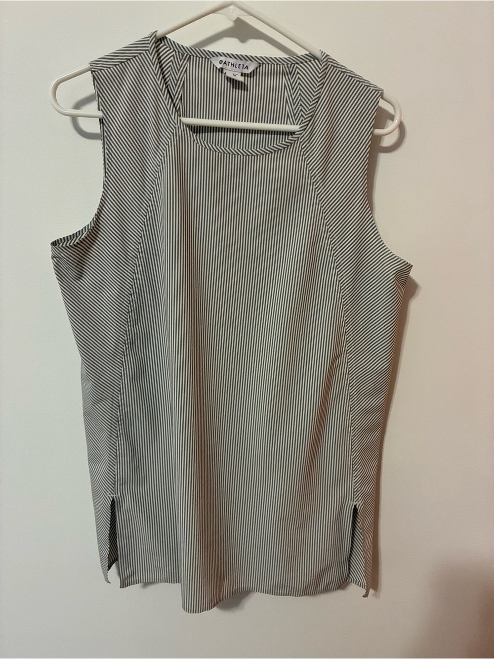 Athleta Zephyr Refined Pinstripe Tank Top